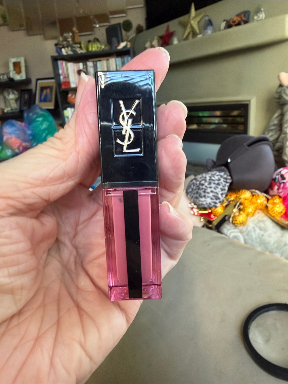 Yves Saint Laurent Water Stain Rose Pink Glossy Liquid Lipstick #606.  New!